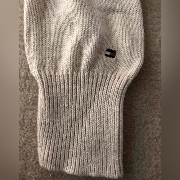 Tommy Hilfiger  Argyle diamond print in front round neck sweater M KNIT - Picture 3 of 3